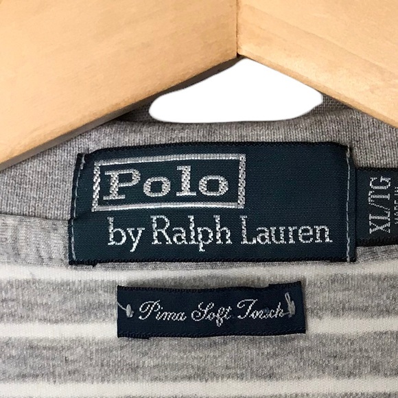 Polo Ralph Lauren Cotton Polo Golf Shirt Soft Short Sleeve Striped Men’s XL - Picture 4 of 13